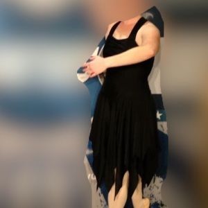 Black tank dance dress